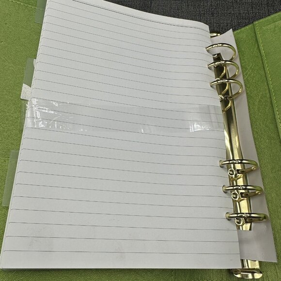 Recollections Binder Planner Green 6 Ring 9.25" x 8" Creative Year w/ Insert - Picture 5 of 11
